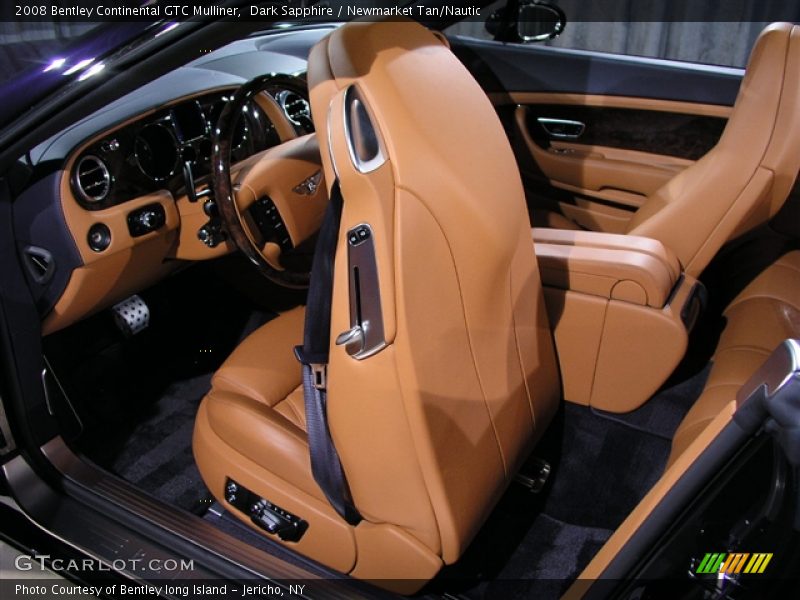Dark Sapphire / Newmarket Tan/Nautic 2008 Bentley Continental GTC Mulliner
