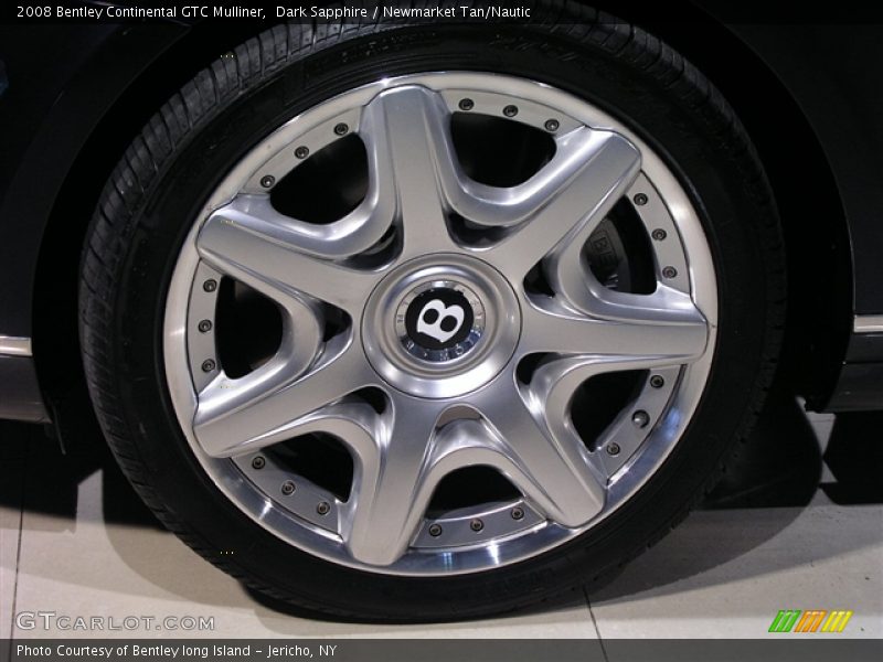 Dark Sapphire / Newmarket Tan/Nautic 2008 Bentley Continental GTC Mulliner