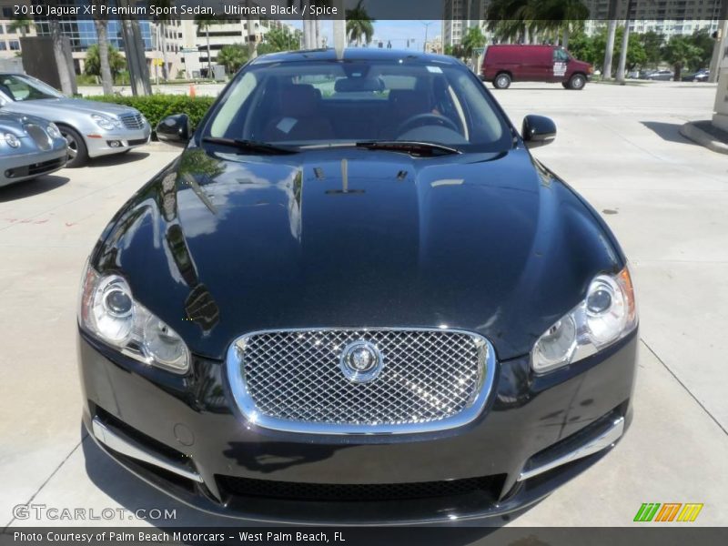 Ultimate Black / Spice 2010 Jaguar XF Premium Sport Sedan
