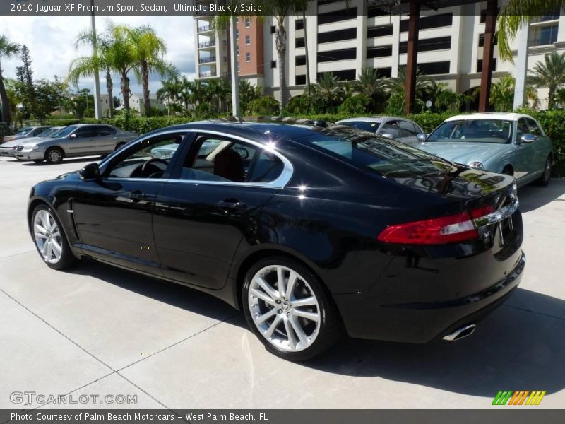 Ultimate Black / Spice 2010 Jaguar XF Premium Sport Sedan