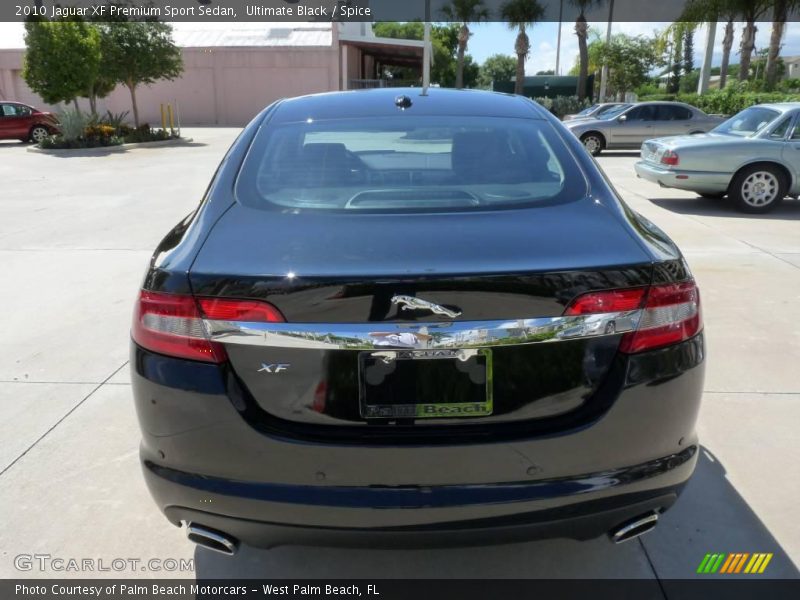 Ultimate Black / Spice 2010 Jaguar XF Premium Sport Sedan