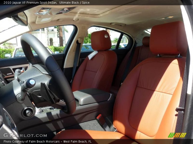 Ultimate Black / Spice 2010 Jaguar XF Premium Sport Sedan
