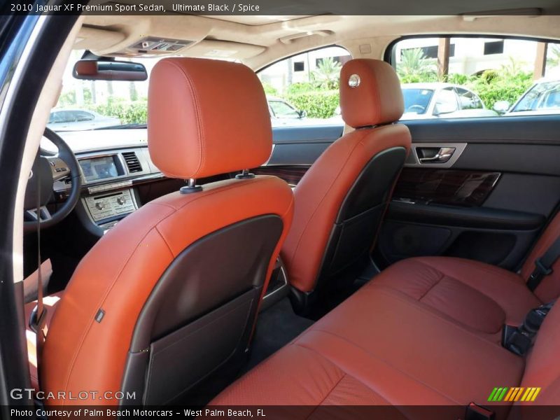 Ultimate Black / Spice 2010 Jaguar XF Premium Sport Sedan