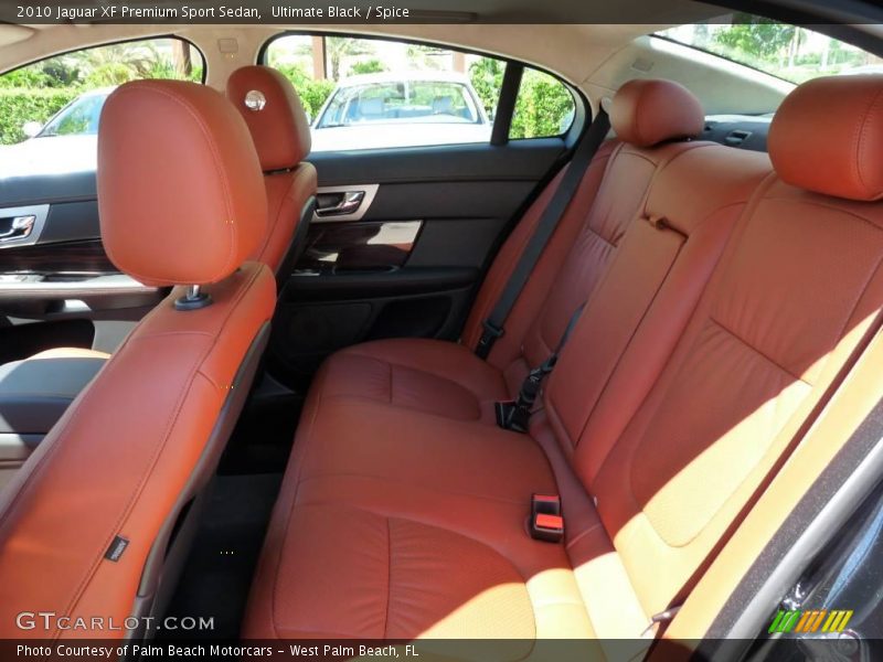 Ultimate Black / Spice 2010 Jaguar XF Premium Sport Sedan