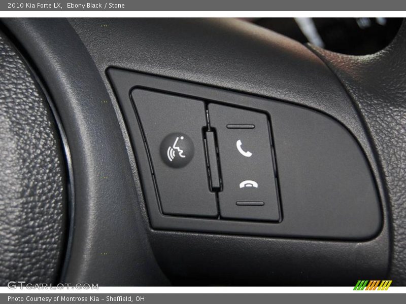 Ebony Black / Stone 2010 Kia Forte LX