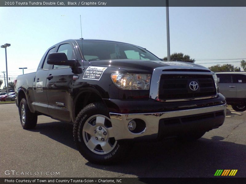 Black / Graphite Gray 2010 Toyota Tundra Double Cab