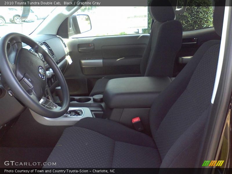 Black / Graphite Gray 2010 Toyota Tundra Double Cab