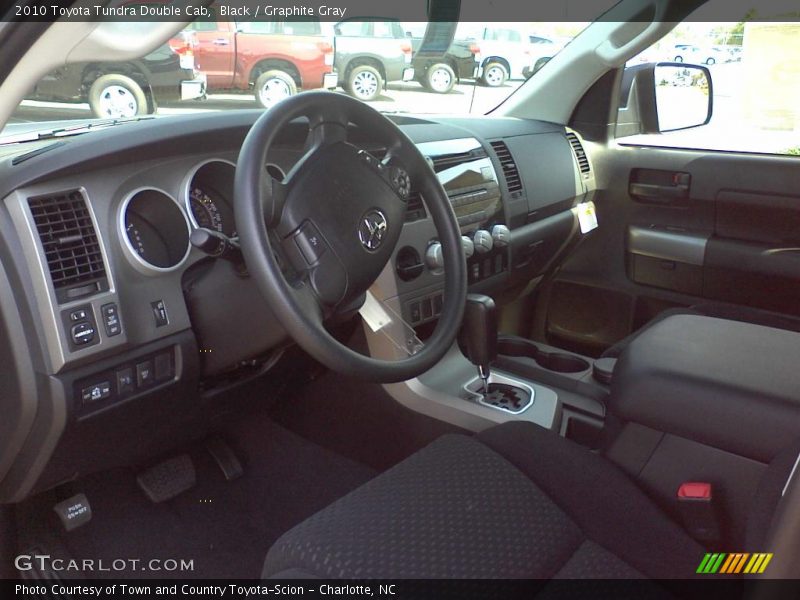 Black / Graphite Gray 2010 Toyota Tundra Double Cab