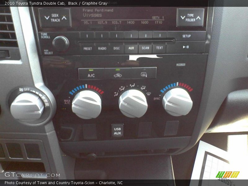 Black / Graphite Gray 2010 Toyota Tundra Double Cab