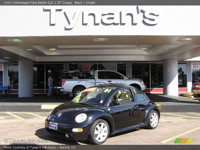 Black / Cream 2001 Volkswagen New Beetle GLX 1.8T Coupe