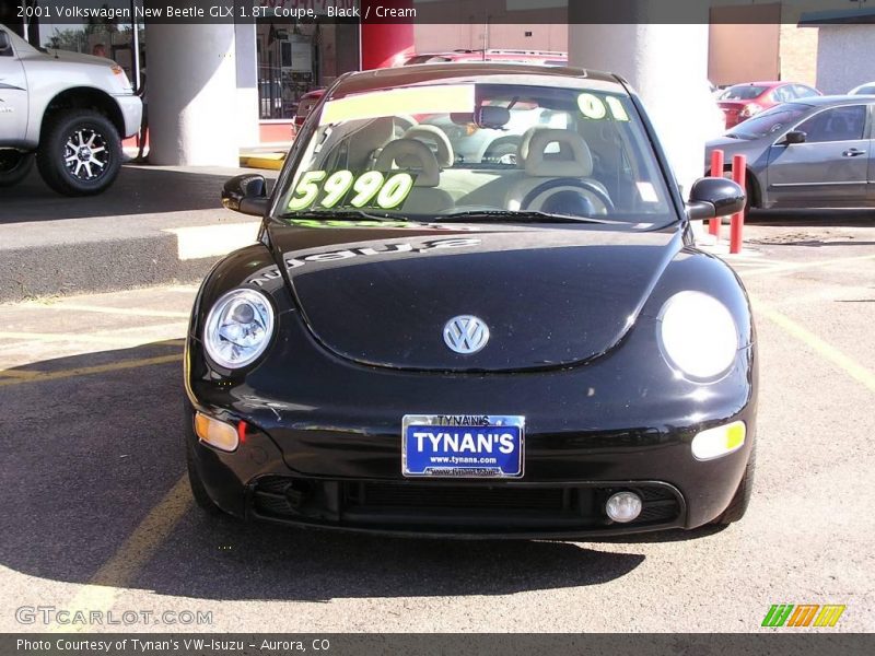 Black / Cream 2001 Volkswagen New Beetle GLX 1.8T Coupe