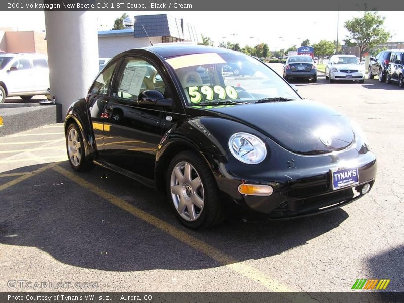 Black / Cream 2001 Volkswagen New Beetle GLX 1.8T Coupe