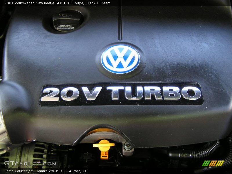 Black / Cream 2001 Volkswagen New Beetle GLX 1.8T Coupe