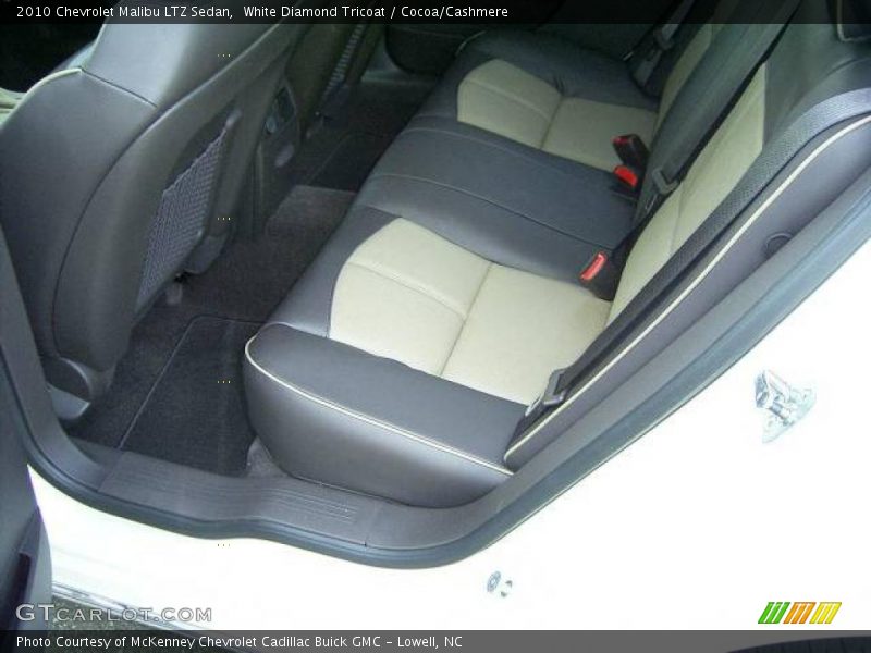 White Diamond Tricoat / Cocoa/Cashmere 2010 Chevrolet Malibu LTZ Sedan