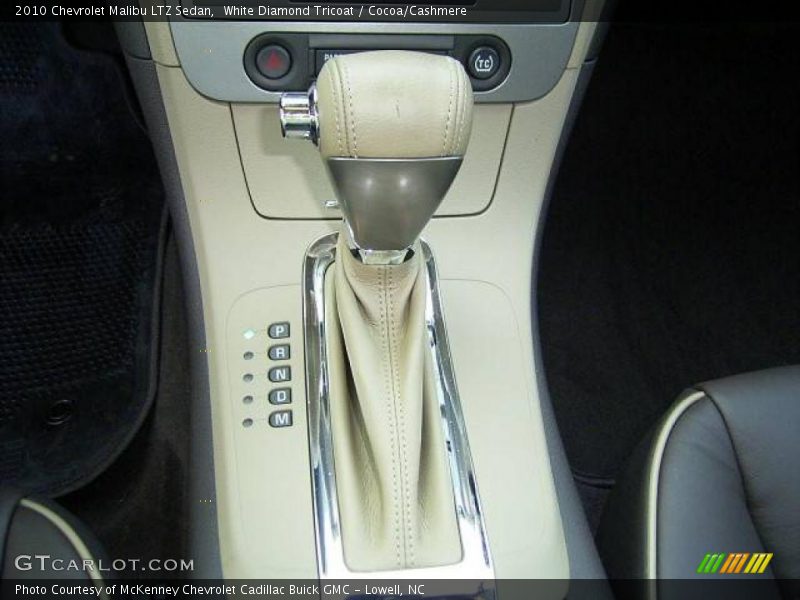 White Diamond Tricoat / Cocoa/Cashmere 2010 Chevrolet Malibu LTZ Sedan