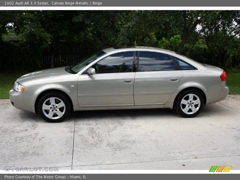 Canvas Beige Metallic / Beige 2002 Audi A6 3.0 Sedan
