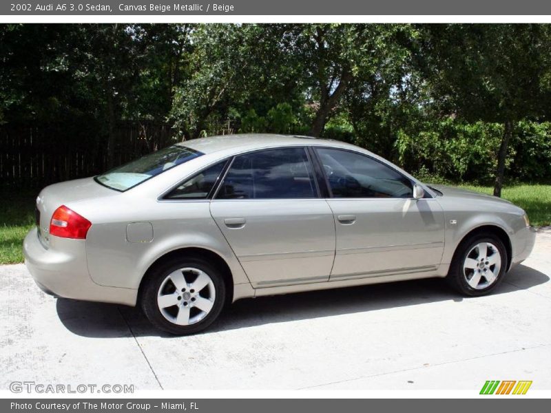 Canvas Beige Metallic / Beige 2002 Audi A6 3.0 Sedan