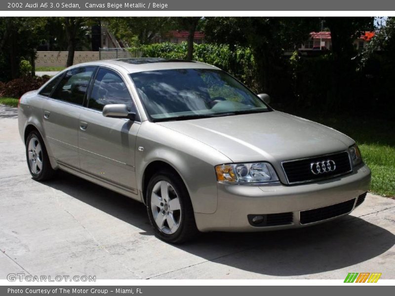 Canvas Beige Metallic / Beige 2002 Audi A6 3.0 Sedan