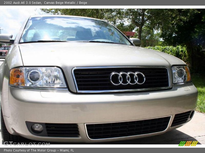 Canvas Beige Metallic / Beige 2002 Audi A6 3.0 Sedan