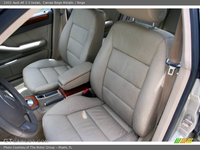 Canvas Beige Metallic / Beige 2002 Audi A6 3.0 Sedan