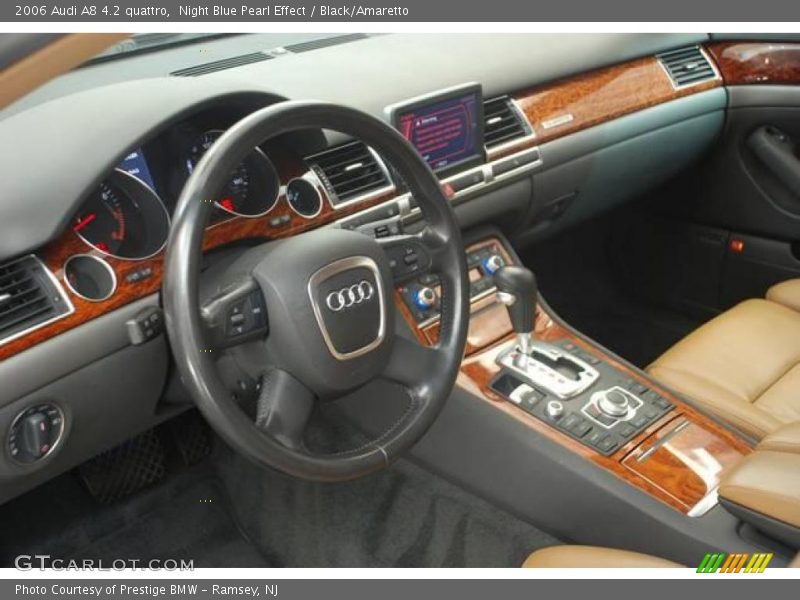 Night Blue Pearl Effect / Black/Amaretto 2006 Audi A8 4.2 quattro
