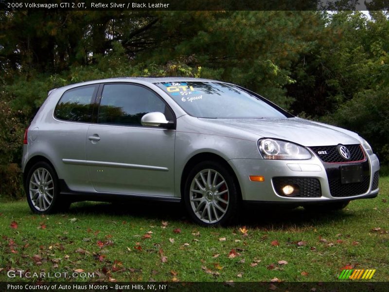 Reflex Silver / Black Leather 2006 Volkswagen GTI 2.0T