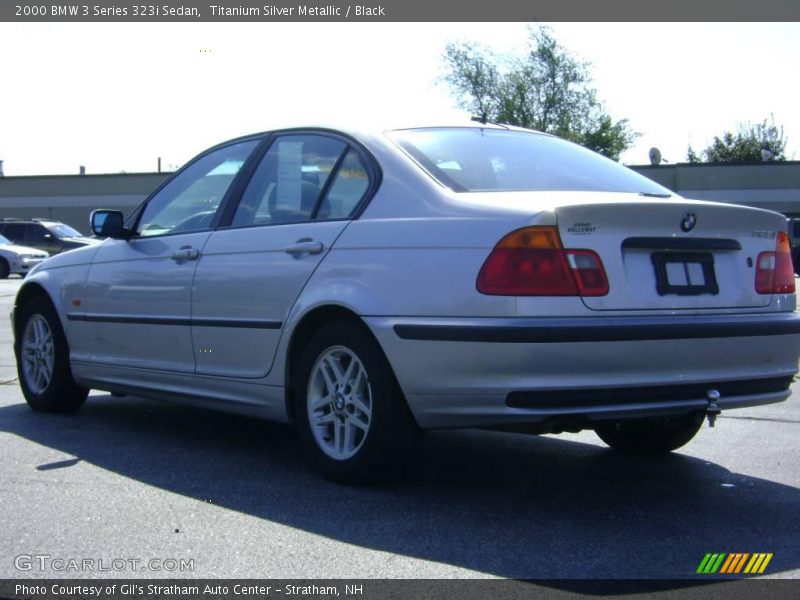 Titanium Silver Metallic / Black 2000 BMW 3 Series 323i Sedan