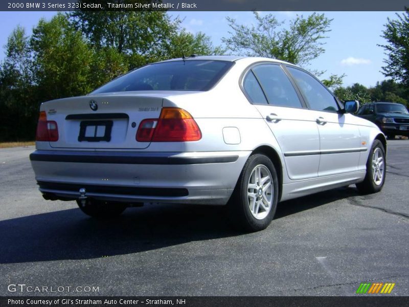 Titanium Silver Metallic / Black 2000 BMW 3 Series 323i Sedan