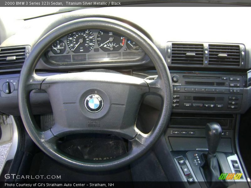 Titanium Silver Metallic / Black 2000 BMW 3 Series 323i Sedan