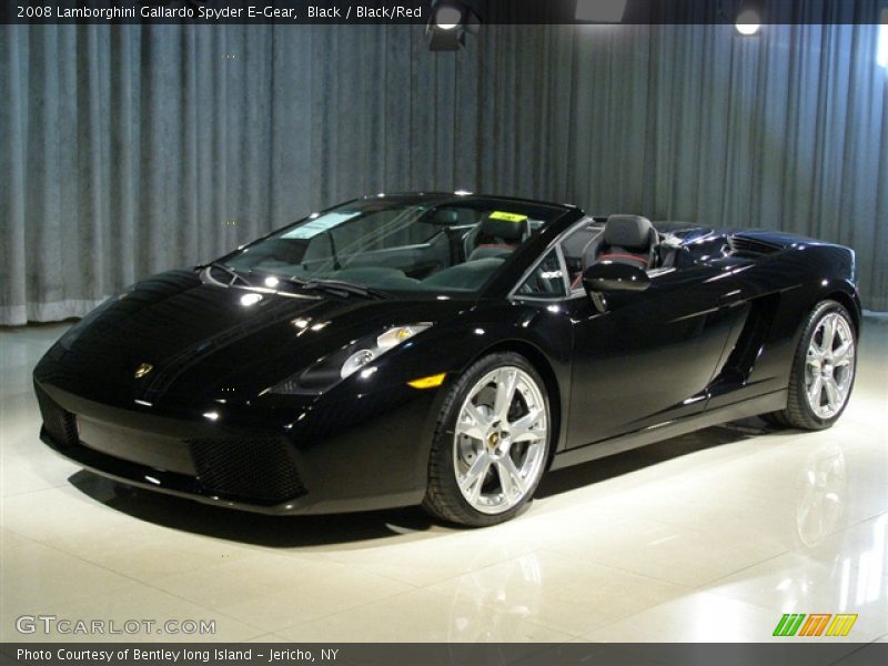 Black / Black/Red 2008 Lamborghini Gallardo Spyder E-Gear