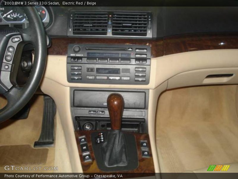 Electric Red / Beige 2003 BMW 3 Series 330i Sedan