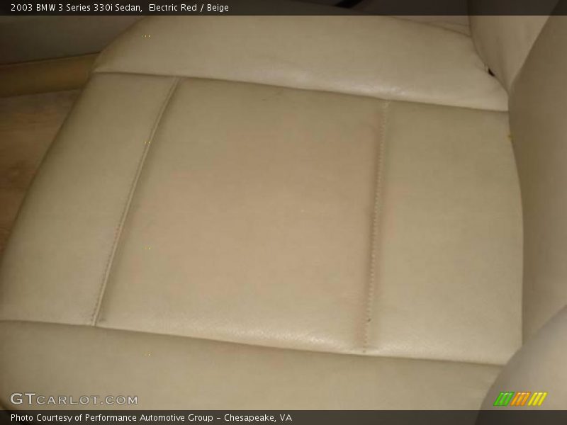 Electric Red / Beige 2003 BMW 3 Series 330i Sedan