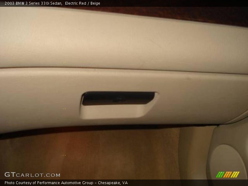 Electric Red / Beige 2003 BMW 3 Series 330i Sedan