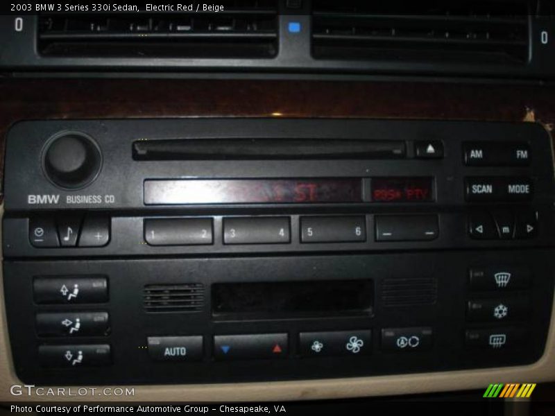 Electric Red / Beige 2003 BMW 3 Series 330i Sedan
