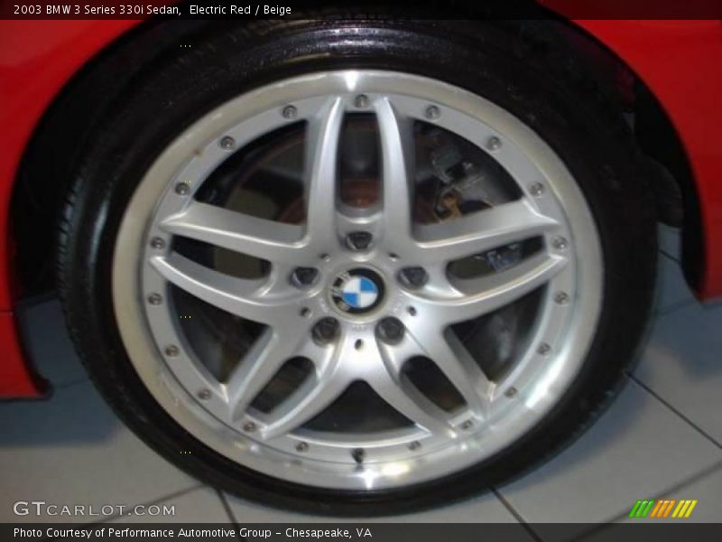 Electric Red / Beige 2003 BMW 3 Series 330i Sedan