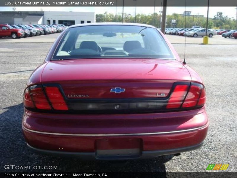 Medium Garnet Red Metallic / Gray 1995 Chevrolet Lumina LS