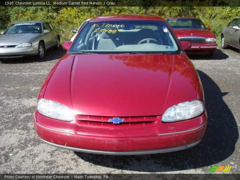 Medium Garnet Red Metallic / Gray 1995 Chevrolet Lumina LS