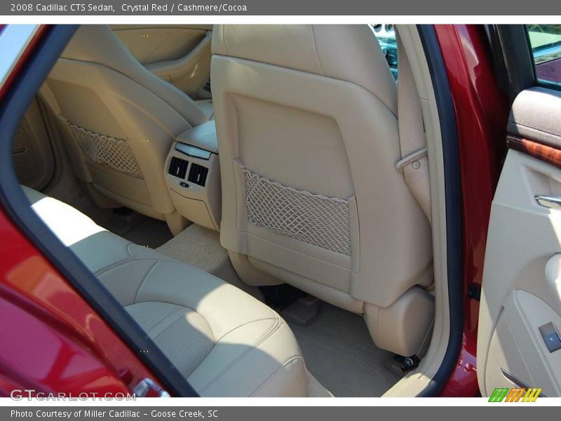 Crystal Red / Cashmere/Cocoa 2008 Cadillac CTS Sedan