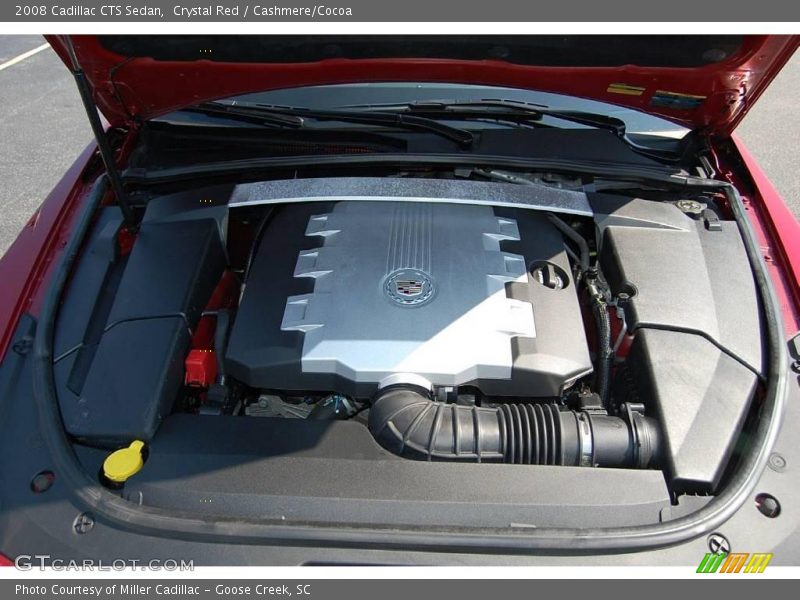 Crystal Red / Cashmere/Cocoa 2008 Cadillac CTS Sedan