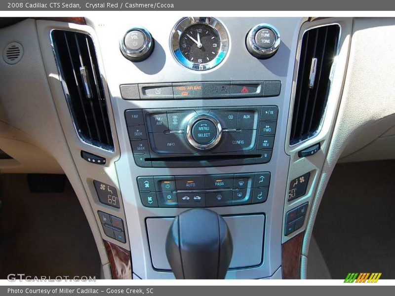 Crystal Red / Cashmere/Cocoa 2008 Cadillac CTS Sedan
