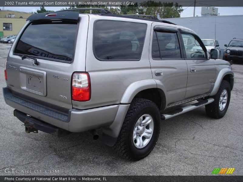 Millennium Silver Metallic / Gray 2002 Toyota 4Runner Sport Edition 4x4