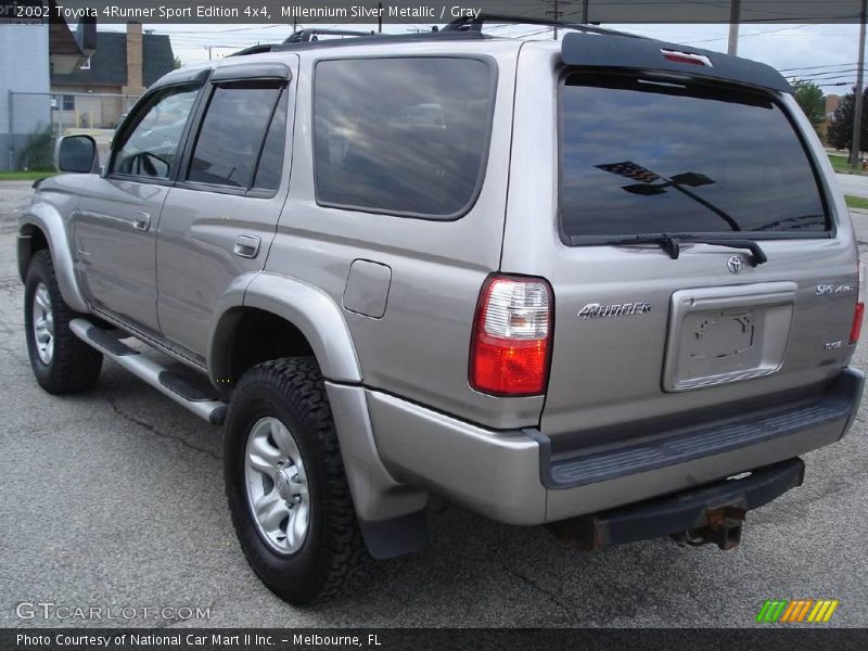 Millennium Silver Metallic / Gray 2002 Toyota 4Runner Sport Edition 4x4