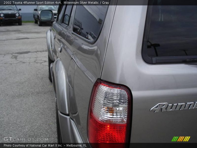 Millennium Silver Metallic / Gray 2002 Toyota 4Runner Sport Edition 4x4