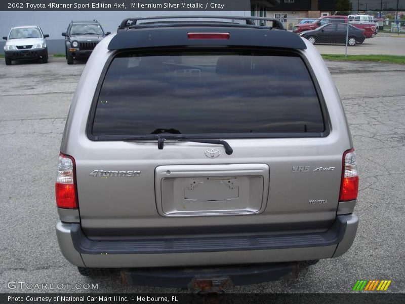 Millennium Silver Metallic / Gray 2002 Toyota 4Runner Sport Edition 4x4