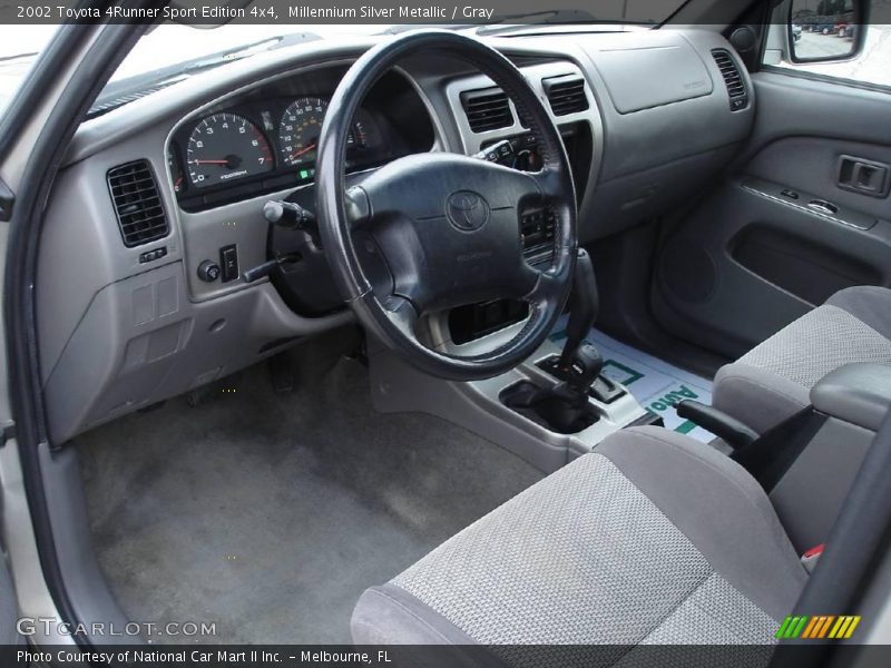 Millennium Silver Metallic / Gray 2002 Toyota 4Runner Sport Edition 4x4