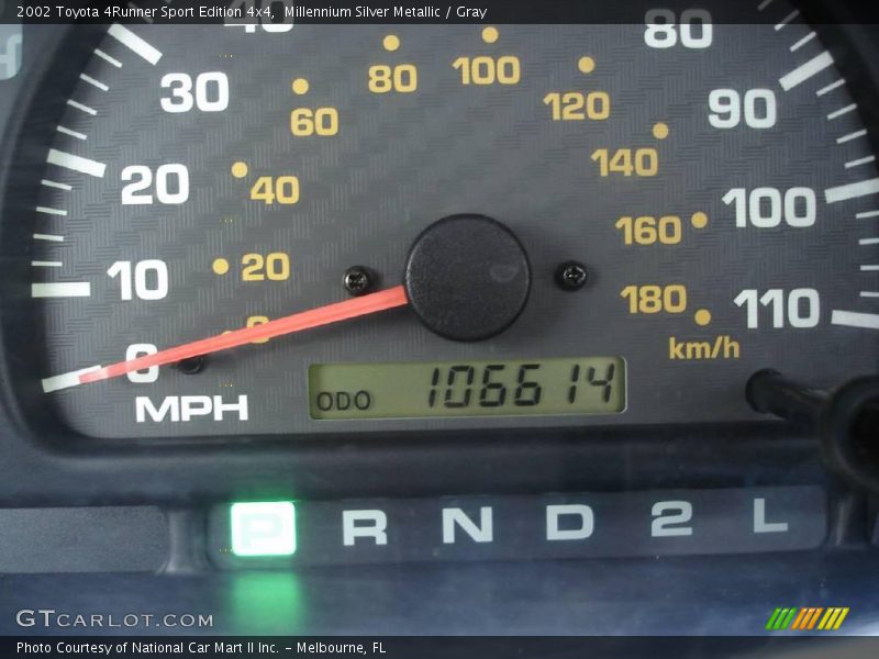 Millennium Silver Metallic / Gray 2002 Toyota 4Runner Sport Edition 4x4