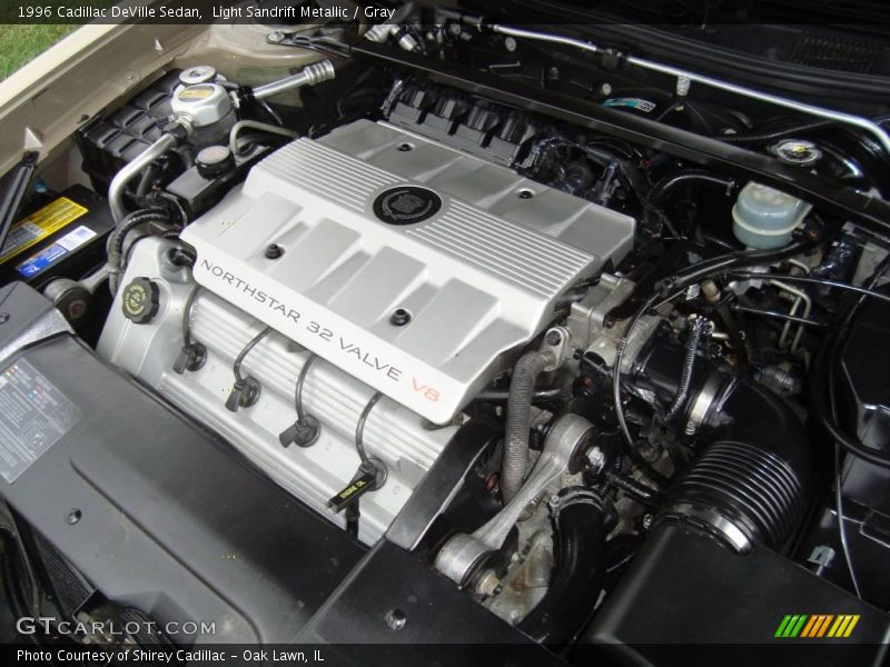 Light Sandrift Metallic / Gray 1996 Cadillac DeVille Sedan