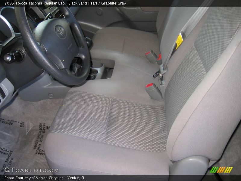 Black Sand Pearl / Graphite Gray 2005 Toyota Tacoma Regular Cab