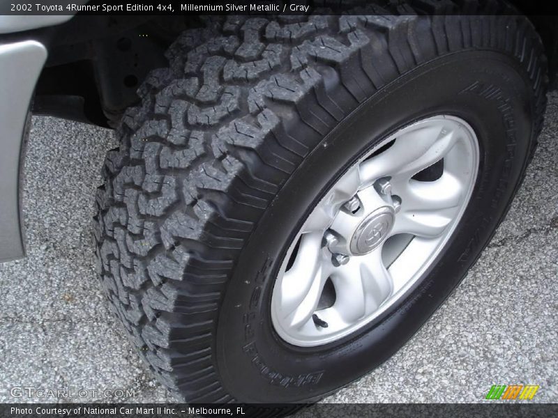 Millennium Silver Metallic / Gray 2002 Toyota 4Runner Sport Edition 4x4