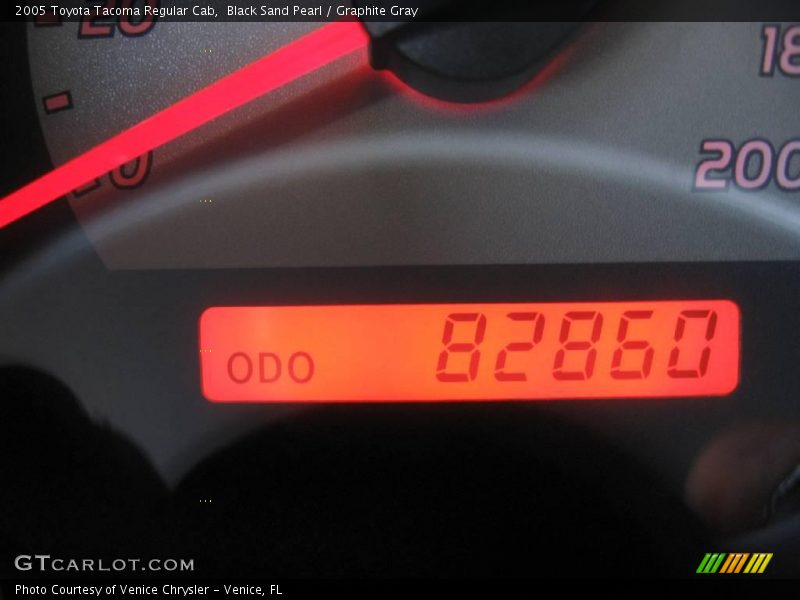 Black Sand Pearl / Graphite Gray 2005 Toyota Tacoma Regular Cab
